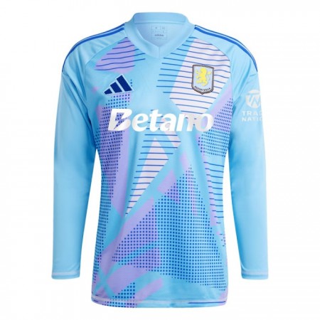 Maillot Aston Villa Gardien Bleue 2024-25 Manche Longue